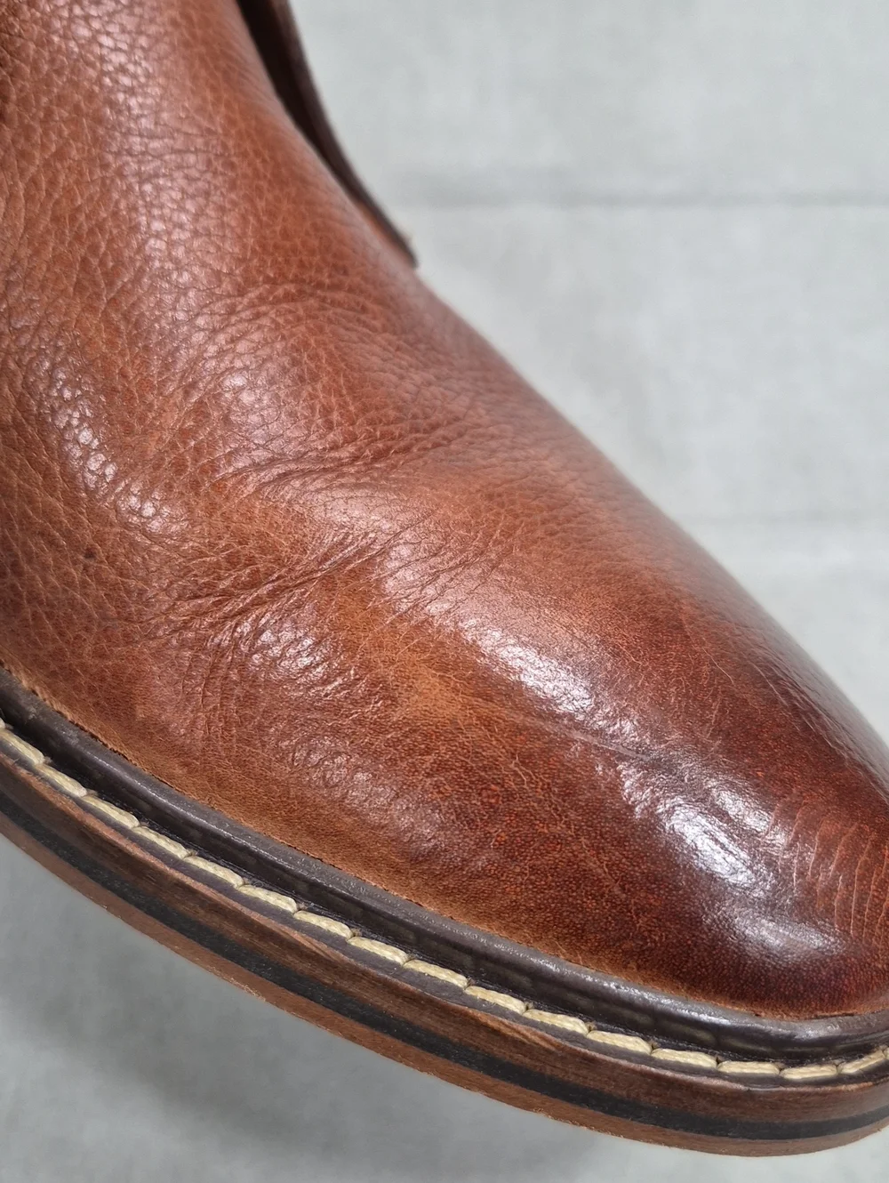 Cole Haan CAMBRIDGE dress Chukka boots men's 8.5M brown pebbled leather C24531